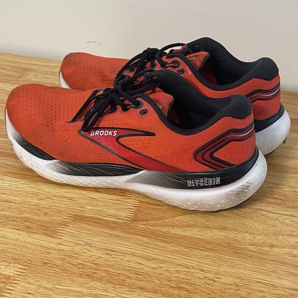 Brooks Glycerin GTS 21 Running Shoes Mens 13 Grenadine/Salsa/Black Road Support - Picture 3 of 12